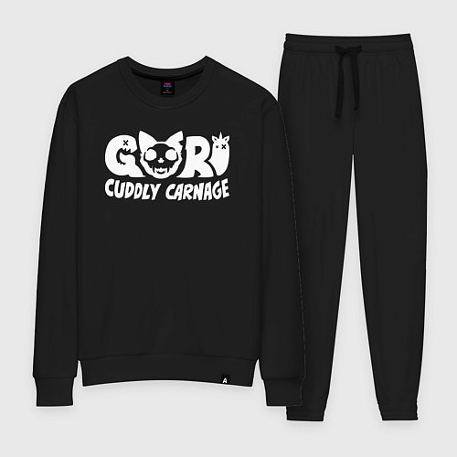 Женский костюм Goro cuddly carnage logotype / Черный – фото 1
