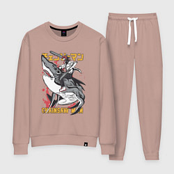 Женский костюм Человек-бензопила Денджи акула