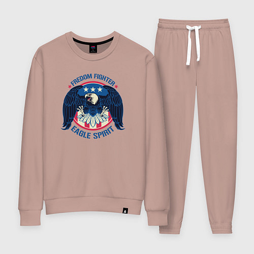 Женский костюм Борец за свободу - дух орла / Пыльно-розовый – фото 1