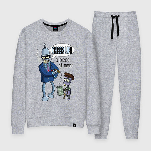 Женский костюм Bender - cheer up a piece of meat / Меланж – фото 1