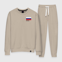 Женский костюм Россия карта и флаг