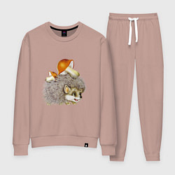 Женский костюм Добрый ежик с грибами