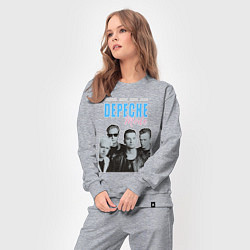 Костюм хлопковый женский Depeche Mode Vintage, цвет: меланж — фото 2