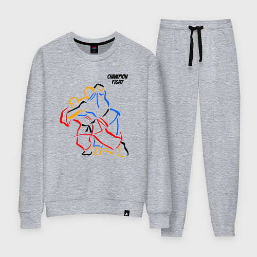 Женский костюм Champion - fight / Меланж – фото 1