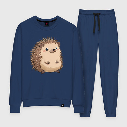 Женский костюм Ёжик арт / Тёмно-синий – фото 1