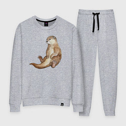 Женский костюм Выдра сидит