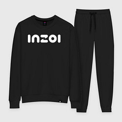 Костюм хлопковый женский Inzoi logo, цвет: черный