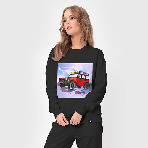 Женский костюм Внедорожник УАЗ Хантер / Черный – фото 3