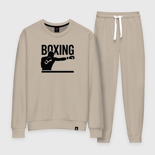 Женский костюм Боксер boxing / Миндальный – фото 1