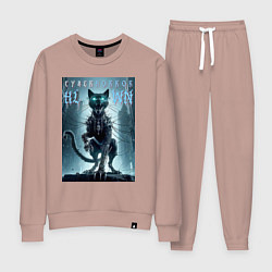 Женский костюм Cyber black cat - halloween horror fantasy
