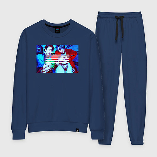 Женский костюм Big Bang в ярких образах K-pop / Тёмно-синий – фото 1