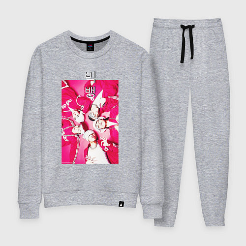 Женский костюм Big bang в ярких красных костюмах / Меланж – фото 1