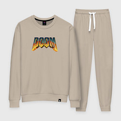 Женский костюм Doom логотип