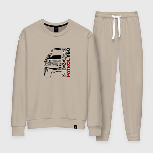 Женский костюм Nissan Patrol Y60 / Миндальный – фото 1