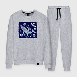 Женский костюм Кит и космонавт