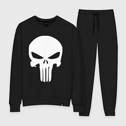 Женский костюм Punisher logo