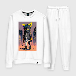 Женский костюм Уличный котёнок хулиган - нейроарт