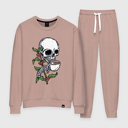 Женский костюм Кофейный череп