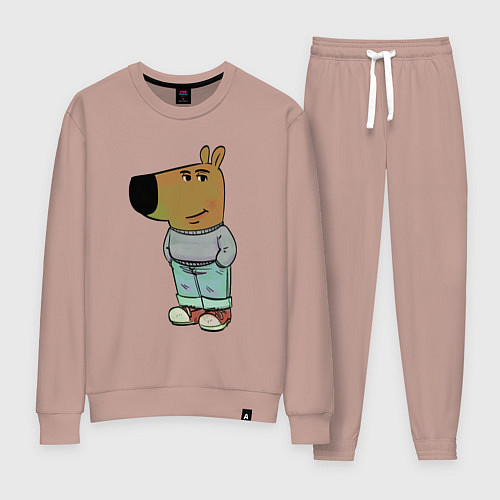 Женский костюм Чиловый парень / Пыльно-розовый – фото 1