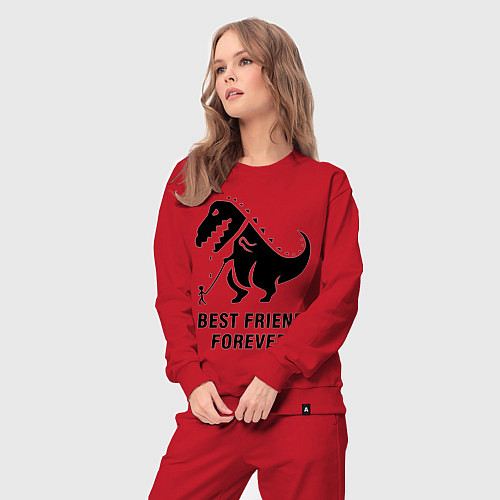 Женский костюм Godzilla best friend / Красный – фото 3