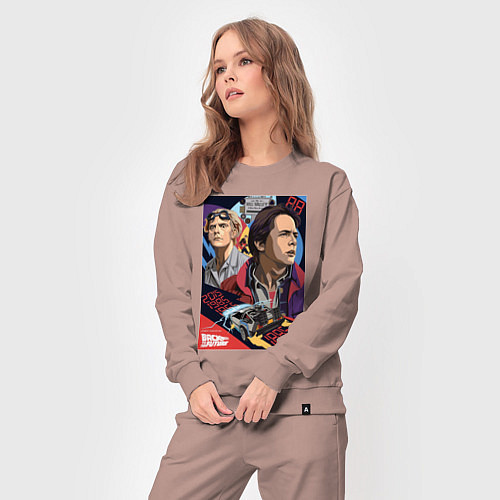 Женский костюм Marty and doc / Пыльно-розовый – фото 3