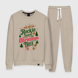 Женский костюм Новогодняя атмосфера rockin around the christmas t