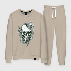 Женский костюм Змея на черепе