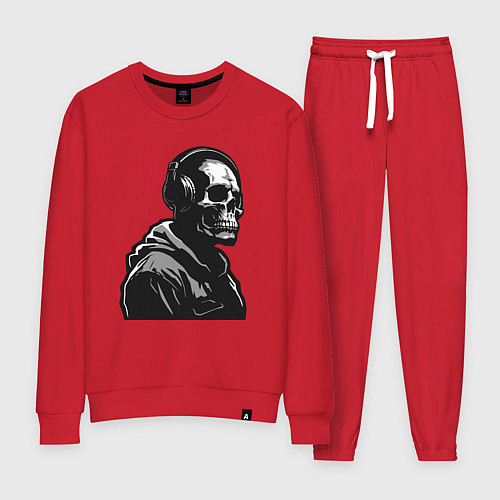 Женский костюм Skeletor music / Красный – фото 1