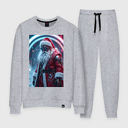 Женский костюм Дед мороз киберпанк