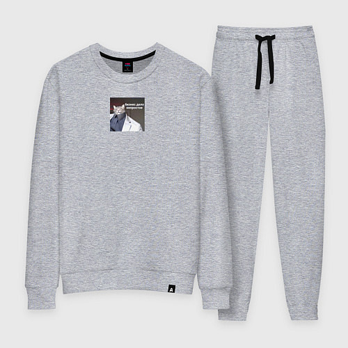 Женский костюм Бизнес дело непростое / Меланж – фото 1