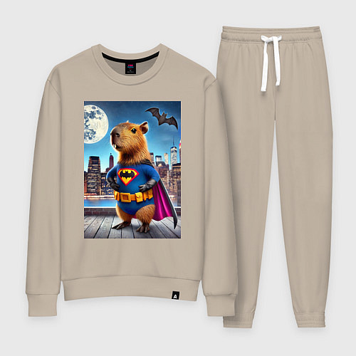 Женский костюм Batcapy - ai art fantasy / Миндальный – фото 1