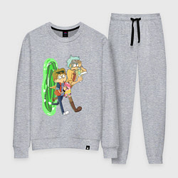 Женский костюм Рик и морти назад в будущее