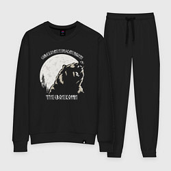 Костюм хлопковый женский Велес - чти свои корни, цвет: черный