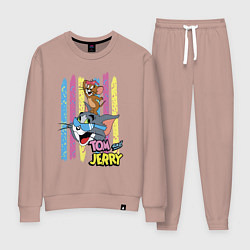 Женский костюм Том и Джерри - полосы