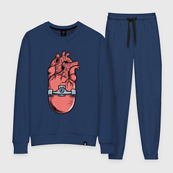 Женский костюм Скейт в сердце