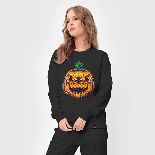 Женский костюм Halloween pumpkin / Черный – фото 3