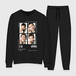 Костюм хлопковый женский Namjoon bts 4cut, цвет: черный