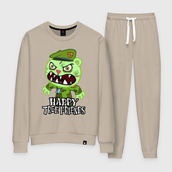 Костюм хлопковый женский Angry - Flippy, цвет: миндальный