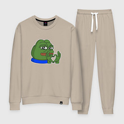 Женский костюм Пепе делает сердечко