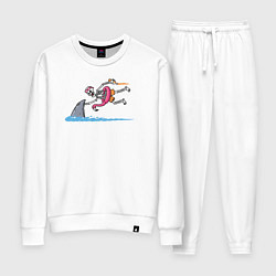 Женский костюм Скелет и акула