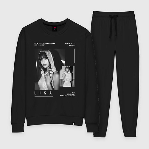 Женский костюм Lisa Blackpink / Черный – фото 1