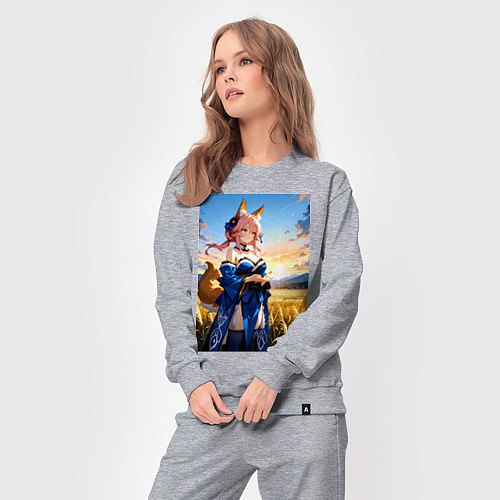 Женский костюм Tamamo no Mae Fate Grand Order / Меланж – фото 3