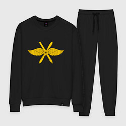 Женский костюм Воздушно-космические силы: эмблема