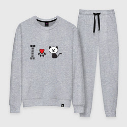 Женский костюм Я люблю кошек