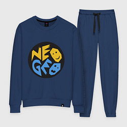 Костюм хлопковый женский Neo geo logo, цвет: тёмно-синий