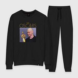 Костюм хлопковый женский Оскар Юры, цвет: черный