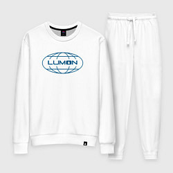 Костюм хлопковый женский Корпорация Lumon, цвет: белый