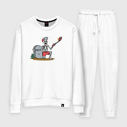 Женский костюм Селфи скелетик