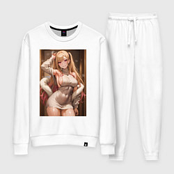 Костюм хлопковый женский Marin Kitagawa: Sexy Girl, цвет: белый