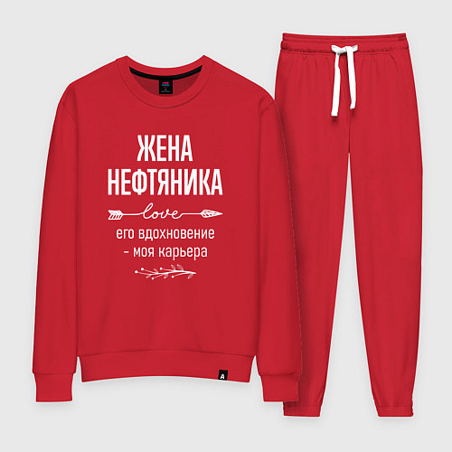 Женский костюм Жена нефтяника его вдохновение / Красный – фото 1